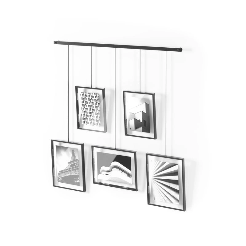 Umbra Exhibit gallery frame set, 5 frames