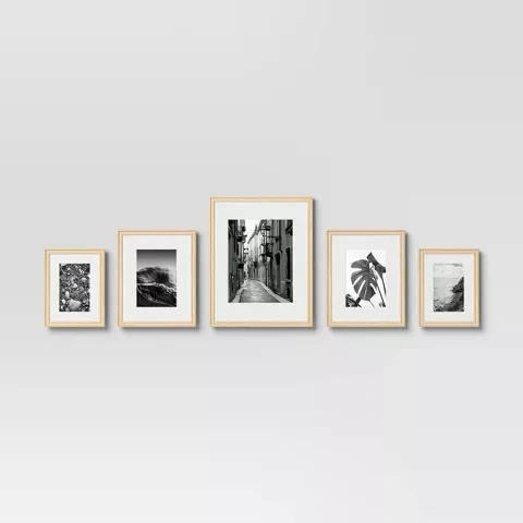Mixed frame set, 5 frames, natural