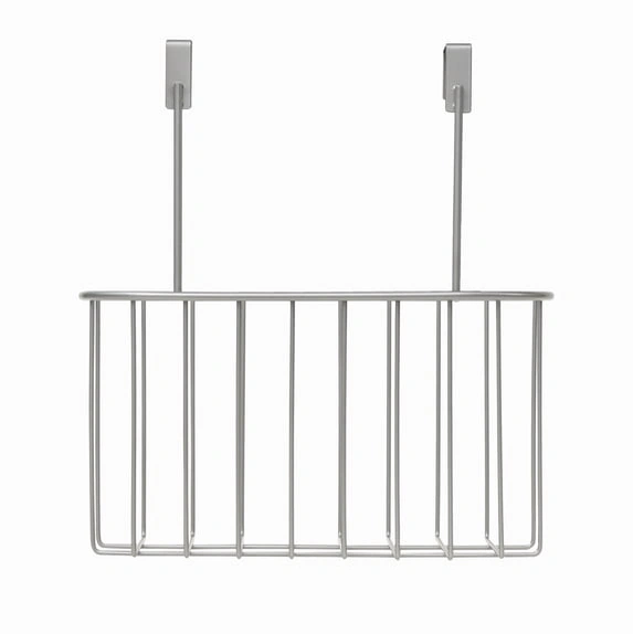 Mainstays over-the-cabinet organization basket, satin nickel